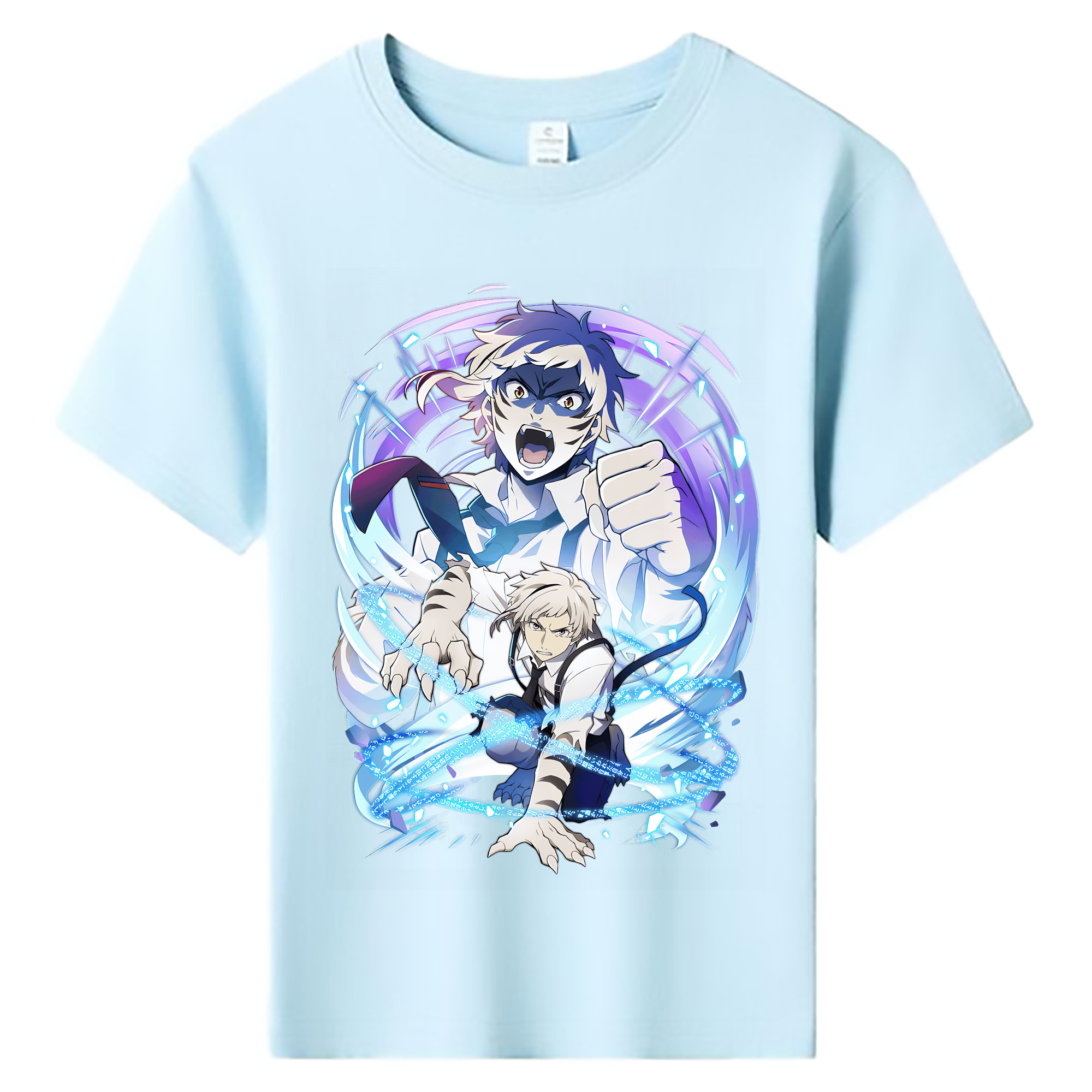 （画像用） 文豪ストレイドッグス Bungo Stray Dogs 綿100％キッズTシャツ（フロントプリント）